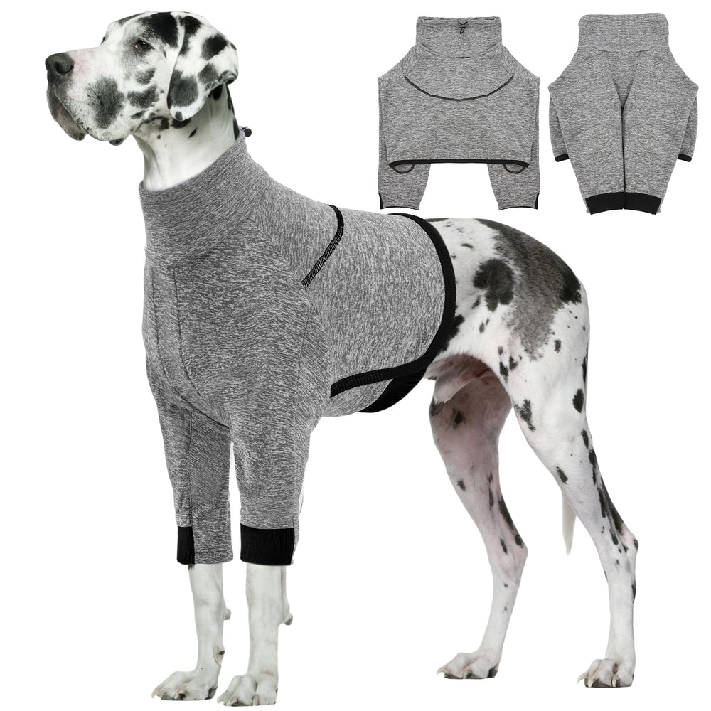 IECOii gilet récupération chien avec protection du coude renforcée pour un repos confortable.