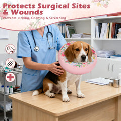 IEUUMLER collier-cone chien: ajustement sûr et maintien fiable.