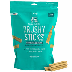 iHeartDogs Brushy Sticks nettoie dents et masse gencives.