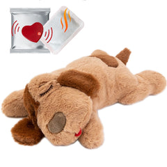 iHeartDogs peluche cœur battant pour chiot, design rassurant et douceur tactile