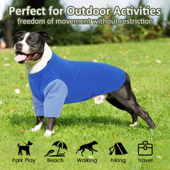 IKIPUKO T-shirt chien manches longues — protection contre égratignures et insectes.
