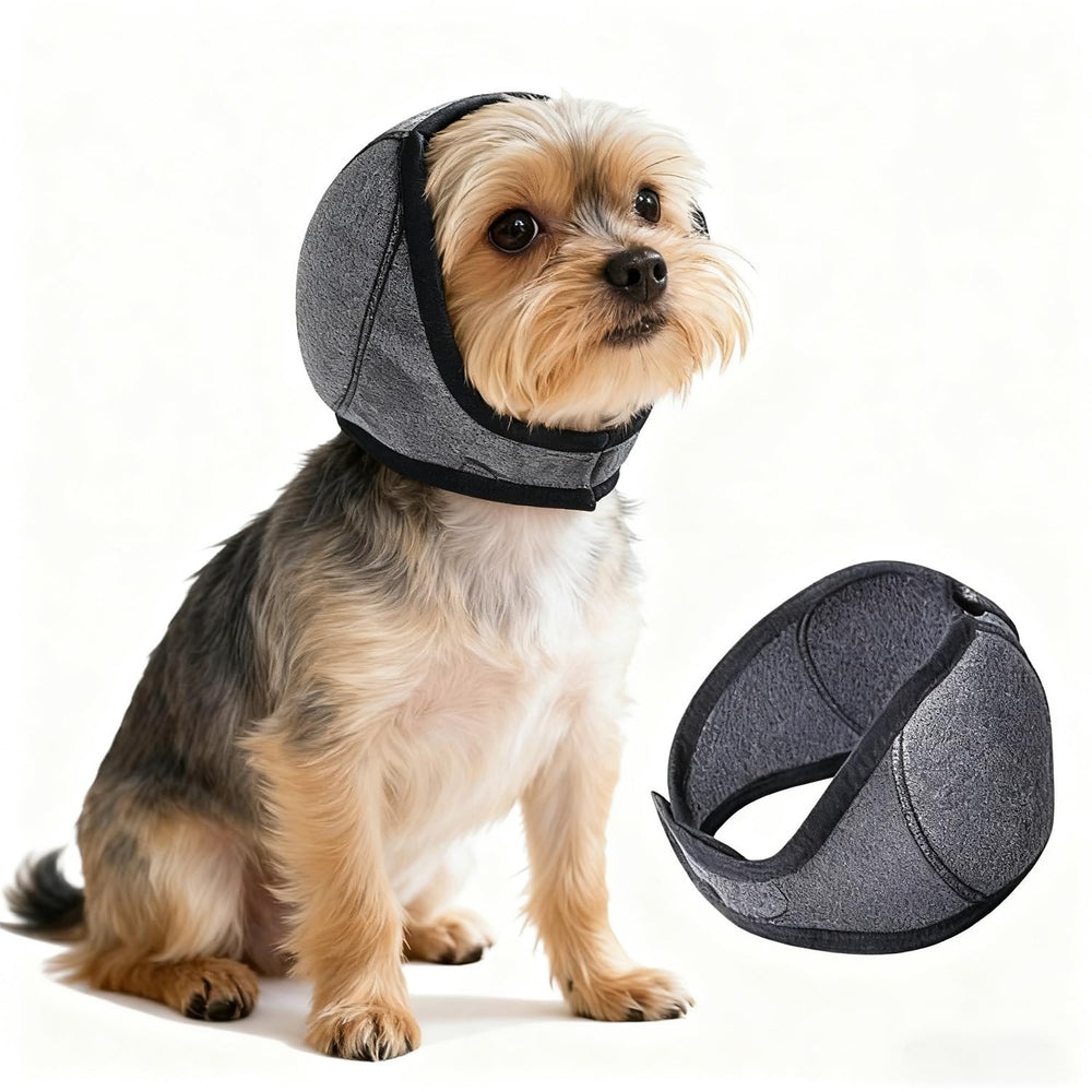 Couvre-oreilles HCCW pour chien, bruit atténué lors des sorties et soins.