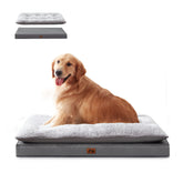 Warmrest — Lot de deux lits pour chien orthopédiques, imperméables et lavables (gris foncé)