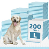 IMMCUTE tapis absorbants 200-pack, protection anti-fuites pour sols et meubles.