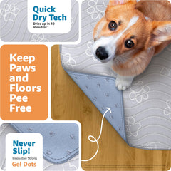 IMPROVIA Tapis-pipi chiot extra-absorbant pour apprentissage sans fuite