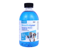 imRex additif eau chiens chats – bouteille prête à être versée dans le bol.