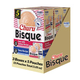 INABA Churu Bisque pour chats, purée crème en sachet, texture riche et hydratante.