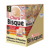 Purée INABA Churu Bisque en sachet crèmeux prête à servir.