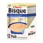 INABA Churu Bisque pour chats – purée crème au thon, texture riche et appétente.
