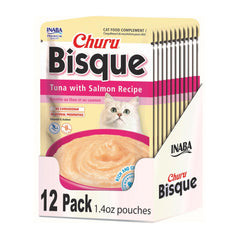 INABA Churu Bisque en poche, purée crèmeuse pour chat, régal hydratant.