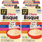 INABA Churu Bisque texture crèmeuse au poulet et thon, sachet prêt à servir