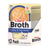 INABA Churu Bouillon chat, poche poulet-thon, friandise hydratante.