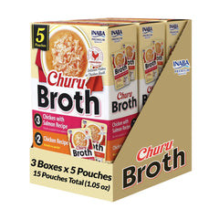 INABA Churu Bouillon crème poulet : hydratation délicieuse pour chat.
