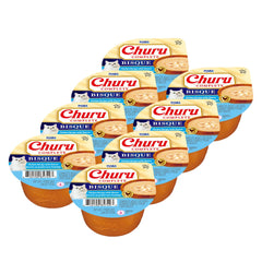 INABA Churu Complete Bisque texture crèmeuse, repas appétissant pour chats adultes.