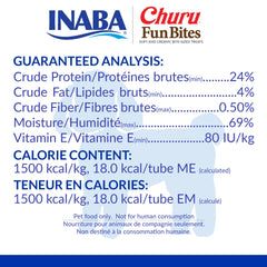 INABA Churu Fun Bites : double texture pour une expérience snack plus attrayante.
