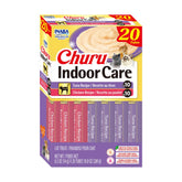 INABA Churu Indoor Care tube en main, interaction et hydratation facilitées pour le chat.
