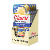 Friandise INABA Churu Pop'N Serve, gelée chat, texture onctueuse et hydratation possible.