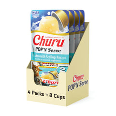 INABA Churu Pop'N Serve, tasse une portion prête à récompenser votre chat.