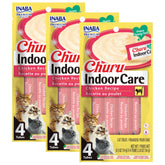 INABA Churu purée crèmeuse pour chat, contrôle des boules de poils et hydratation