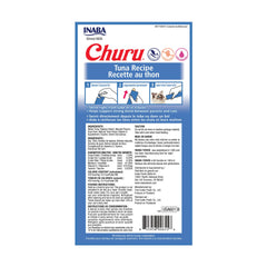 INABA Churu Purée Thon tube crèmeux prêt à être donné à la main.