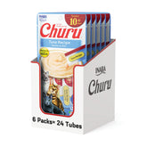INABA Churu Senior tube en main pour hydrater et réconforter le chat âgé
