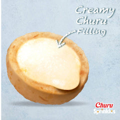 INABA Churu Sprinkles texture crèmeuse et appétissante pour chats exigeants.