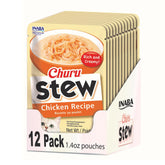 INABA Churu Stew: bouillon crèmeux au poulet effiloché pour chat