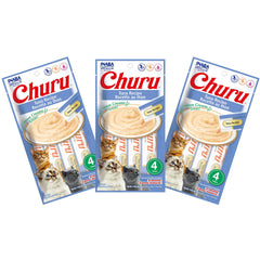 INABA Churu Thon Purée Naturelle, tube pratique pour récompenser votre chat