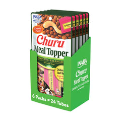 INABA Churu tube crème purée pour chien, hydratation légère et snack pratique.