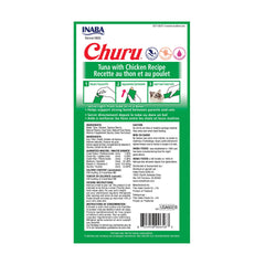 INABA Churu tube purée crèmeuse, facile à presser pour une dégustation manuelle.
