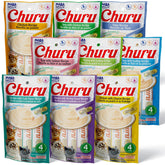 INABA Churu: tube purrée chat, texture crémeuse et hydratante.