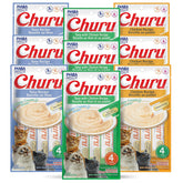 INABA Churu purée au thon, texture crémeuse pour hydrater votre chat.