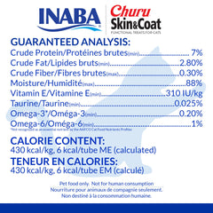 INABA Churu: vitamine E et taurine pour le bien-être général.
