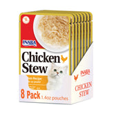 INABA ragout de poulet pour chat - sachets pratiques et faciles à servir.