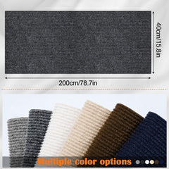 Inchoco adhesif-tapis-griffes-chat-sol-gris-fonce : adhère solidement et protège le sol.