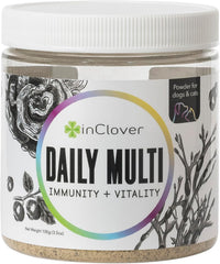 InClover Daily Multi - poudre immunité: nutriments bio pour un soutien immunitaire potentiel.