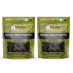 Indigenous Os dentaires Saveur Fraîche Originale – lot duo pour haleine fraîche et dents propres.