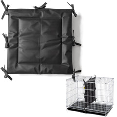 Panneau INKNOTE noir avec liens pour cage de chien, pratique et sûr pour l apprentissage