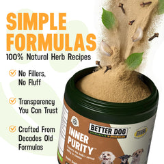 Inner Purity mélange d herbes – formulation naturelle pour le confort digestif.
