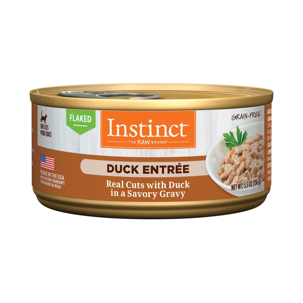 Instinct Canard Entree Conserve Morceaux – protéines de haute qualité pour chats.