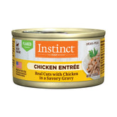 Instinct Flaked Entrée poulet en conserve – bouchées savoureuses dans une sauce riche