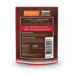 Instinct Healthy Cravings boeuf en sauce savoureuse, morceaux tendres pour une alimentation humide