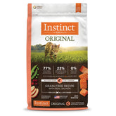 Instinct Original Dry Cat Food saumon saumon premier ingrédient sur le sac, appétit naturel.