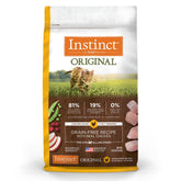 Instinct Original – nourriture sèche chat au poulet fermier, énergie et protéines.