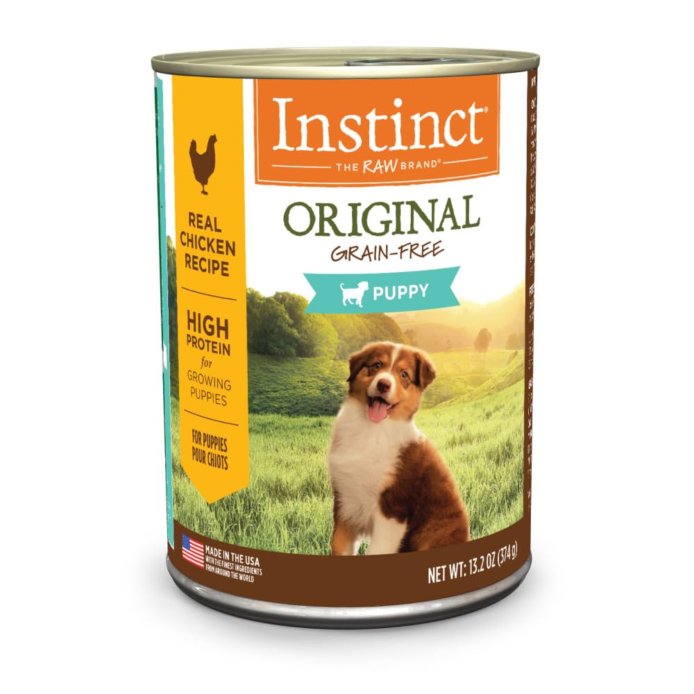 Instinct Original Puppy pâte au poulet—protéines réelles pour des chiots énergiques et en croissance
