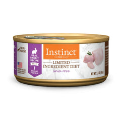 Instinct pâté chat lapin réel, saveur naturelle et digestibilité accrue.