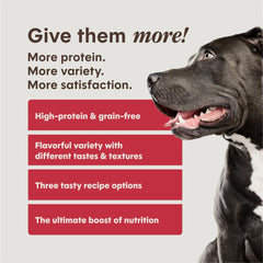Instinct PeakBoost bandes-jerky, bouchées savoureuses pour varier les textures.