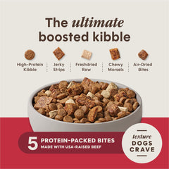 Instinct PeakBoost kibble-proteine, croquant riche en protéines pour l'énergie.