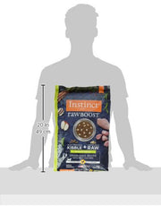 Instinct Raw Boost 25% moins gras: portion adaptée au contrôle du gras