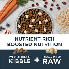 Instinct Raw Boost Light poulet réel et riz brun pour l alimentation.